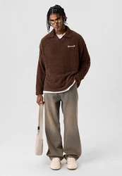 Dandalo Sweatshirt Diego Dunkelbraun/Braun/Beige/Dunkelrot