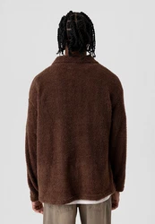 Dandalo Sweatshirt Diego Dunkelbraun/Braun/Beige/Dunkelrot