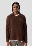 Dandalo Sweatshirt Diego Dunkelbraun/Braun/Beige/Dunkelrot