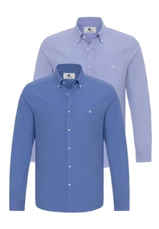 Daniel Hills Blusenshirt Samuel Dunkelblau/Hellblau/Blau Daniel Hills Blusenshirt Samuel Dunkelblau/Hellblau/Blau