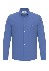 Daniel Hills Blusenshirt Samuel Hellblau/Türkis/Dunkelblau/Blau