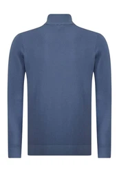 Jacey Quinn Cardigan Zipper Blau/Dunkelblau/Grau/Hellblau