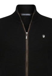 Jacey Quinn Cardigan Zipper Schwarz