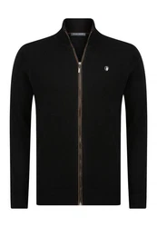 Jacey Quinn Cardigan Zipper Schwarz