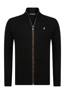Jacey Quinn Cardigan Zipper Schwarz Jacey Quinn Cardigan Zipper Schwarz