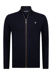 Jacey Quinn Cardigan Zipper Dunkelblau