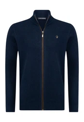 Jacey Quinn Cardigan Zipper Dunkelblau/Hellblau/Blau