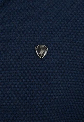 Jacey Quinn Cardigan Zipper Dunkelblau/Hellblau/Blau