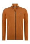 Jacey Quinn Cardigan Zipper Orange/Braun/Rot