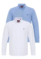 Williot Blusenshirt FERNANDO Hellblau/Blau