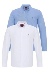 Williot Blusenshirt FERNANDO Hellblau/Blau