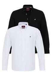 Williot Blusenshirt FERNANDO Beige/Weiß/Creme/Schwarz/Rot