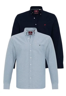 Williot Blusenshirt FERNANDO Dunkelblau/Hellblau/Blau