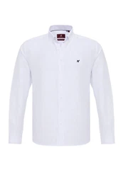 Williot Blusenshirt FERNANDO Creme/Dunkelblau/Weiß/Rot/Beige