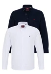 Williot Blusenshirt FERNANDO Creme/Dunkelblau/Weiß/Rot/Beige