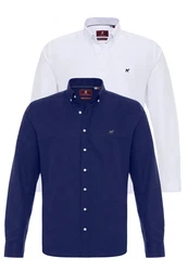 Williot Blusenshirt FERNANDO Dunkelblau/Blau/Rot/Hellblau