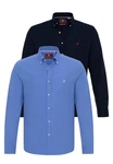 Williot Blusenshirt FERNANDO Dunkelblau/Blau/Hellblau