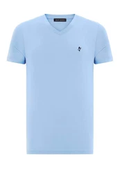 Jacey Quinn Poloshirt DIGGORY Hellblau/Blau
