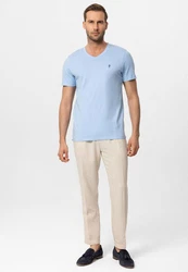 Jacey Quinn Poloshirt DIGGORY Hellblau/Blau