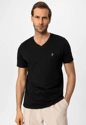 Jacey Quinn Poloshirt DIGGORY Schwarz/Rot