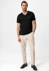 Jacey Quinn Poloshirt DIGGORY Schwarz/Rot