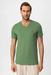 Jacey Quinn Poloshirt DIGGORY Grün/Türkis/Dunkelgrün