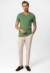 Jacey Quinn Poloshirt DIGGORY Grün/Türkis/Dunkelgrün
