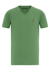 Jacey Quinn Poloshirt DIGGORY Grün/Türkis/Dunkelgrün