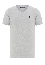Jacey Quinn Poloshirt DIGGORY Grau/Hellgrau