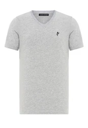 Jacey Quinn Poloshirt DIGGORY Grau/Hellgrau