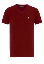 Jacey Quinn Poloshirt DIGGORY Dunkelrot/Bordeaux