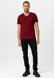 Jacey Quinn Poloshirt DIGGORY Dunkelrot/Bordeaux