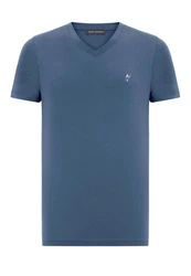 Jacey Quinn Poloshirt DIGGORY Blau/Grau/Dunkelblau