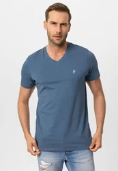 Jacey Quinn Poloshirt DIGGORY Blau/Grau/Dunkelblau