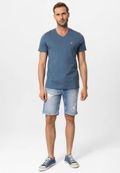 Jacey Quinn Poloshirt DIGGORY Blau/Grau/Dunkelblau