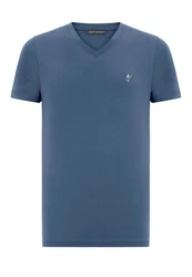 Jacey Quinn Poloshirt DIGGORY Blau/Grau/Dunkelblau