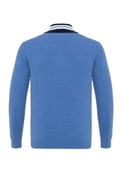 Jacey Quinn Cardigan Dominic Hellblau/Blau