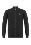 Jacey Quinn Cardigan Dominic Dunkelgrau/Grau
