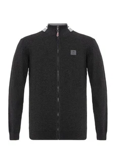 Jacey Quinn Cardigan Dominic Dunkelgrau/Grau