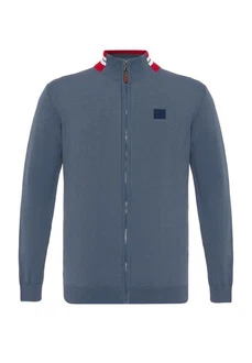Jacey Quinn Cardigan Dominic Grau/Dunkelblau/Blau