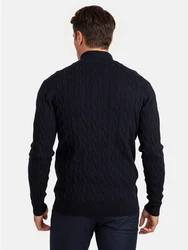 Jacey Quinn Cardigan Full Zip Cardigan Dunkelblau/Hellblau