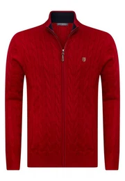 Cardigan Braided Full Zip Cardigan