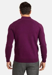Jacey Quinn Cardigan Full Zip Lila/Rosa/Dunkelrot/Dunkelblau/Fliederfarben
