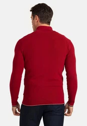 Jacey Quinn Cardigan Full Zip Dunkelrot/Rot/Bordeaux