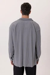 Dandalo Blusenshirt Uberto Hellgrau/Grau