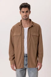 Dandalo Blusenshirt Uberto Beige/Braun/Khaki