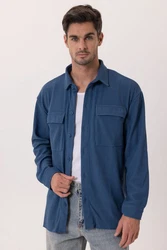 Dandalo Blusenshirt Uberto Blau/Hellblau/Grau