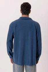 Dandalo Blusenshirt Uberto Blau/Hellblau/Grau
