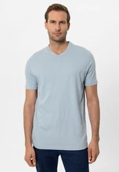 Dandalo Poloshirt FILIP Blau/Hellblau/Grau