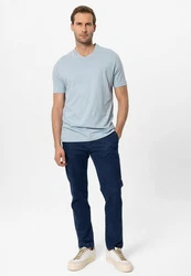 Dandalo Poloshirt FILIP Blau/Hellblau/Grau